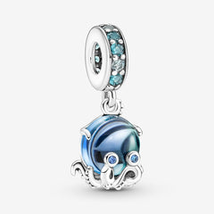 Adorable Octopus Pendant Charm in Murano Glass | Pandora