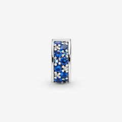 Blue Pavé Clip Charm | Pandora