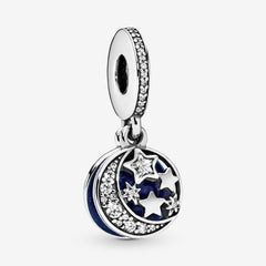 Nature - Moon & Night Sky - Silver - Pandora Charms