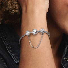 Comfort Chain - Signature - Silver - Charms - Pandora
