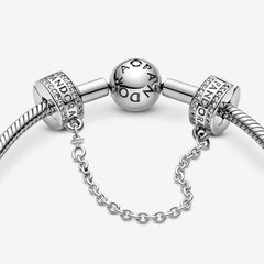 Comfort Chain - Signature - Silver - Charms - Pandora