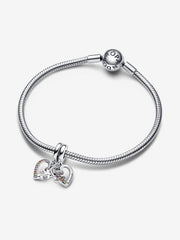 Double Heart - Friendship - Silver - Charms - Pandora