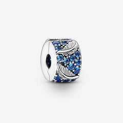 Pavé Curved Feather Clip Charm | Pandora
