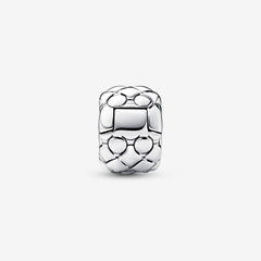 Clip - Studded - Silver - Pandora Charms