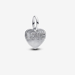 Engravable Love Heart Pendant Charm | Pandora