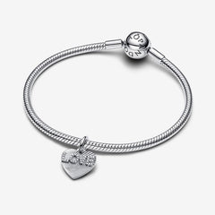 Engravable Love Heart Pendant Charm | Pandora