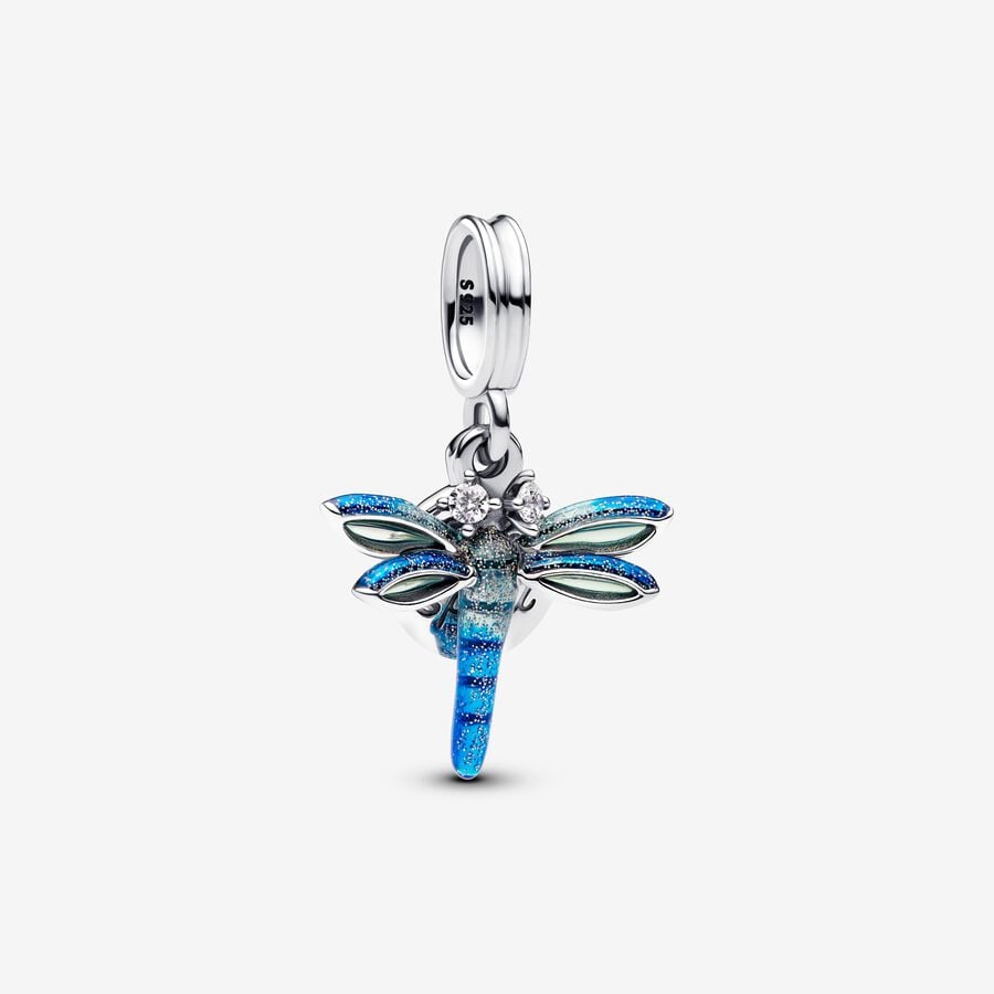 Double Dragonfly Pendant Charm | Pandora