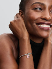 Double Heart - Daughter & Mother - Silver - Charms - Pandora