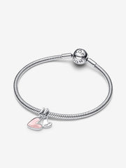 Double Heart - Daughter & Mother - Silver - Charms - Pandora