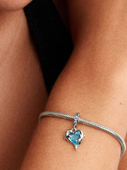 Blue Murano Glass Dolphin Pendant Charm | Pandora