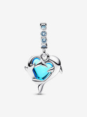 Blue Murano Glass Dolphin Pendant Charm | Pandora