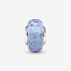 Rippled Murano Glass - Lavender - Charms - Pandora