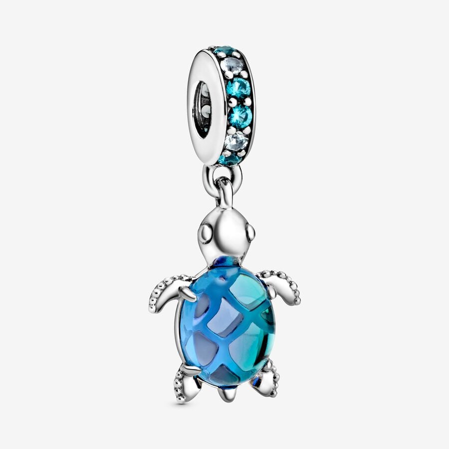 Murano Glass Sea Turtle Pendant Charm | Pandora