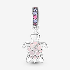 Pink Sea Turtle Pendant Charm in Murano Glass | Pandora