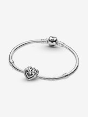 Sparkling Intertwined Hearts - Silver - Charms - Pandora